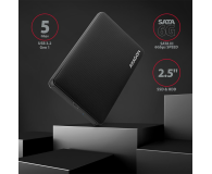 Axagon EE25-SLC, USB-C 3.2 - SATA 6G 2.5" SLIDE box, bezśrubowy - 1353407 - zdjęcie 3